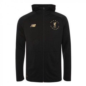 [해외][Order] 19-20 Liverpool 6 Times Signature Collection Euro Zip Through Hoody Jacket - Black