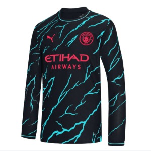 23-24 Manchester City  UEFA Champions League 3rd L/S Jersey (77046103)