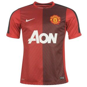 [해외][Order] 14-15 Manchester United Boys Pre-Match Training Jersey (Red) - KIDS