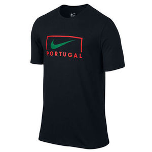 [해외][Order] 16-17 Portugal(FPF) Swoosh Portugal Tee - Black