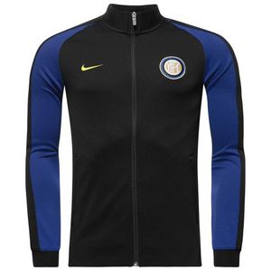 [해외][Order] 16-17 Inter Milan Authentic N98 Track Jacket - Black/Deep Royal Blue/Opti Yellow