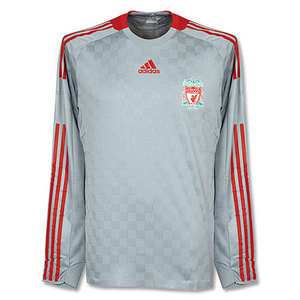 08-09 Liverpool Away L/S Authetic Player Jersey (FORMOTION / No Sponsor)(Champions League)
