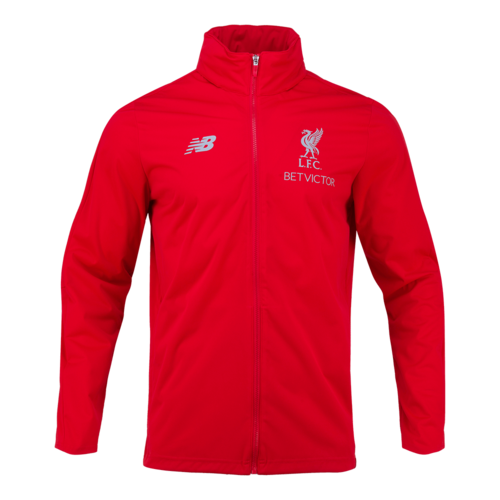 18-19  Liverpool Elite Training PreSeason Rain Jacket - Red
