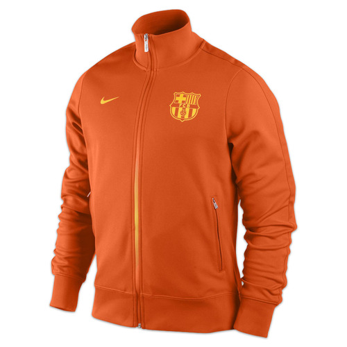 12-13 Barcelona(FCB) Authentic N98 Jacket - Safety Orange/Tour Yellow/Tour Yellow